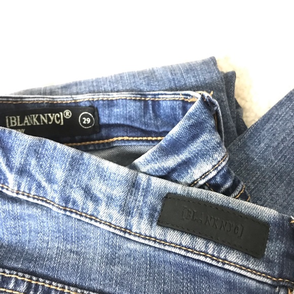 BLANKNYC skinny distressed blue jeans size 29 - Picture 3 of 4
